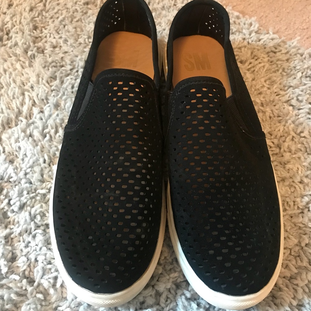 Black slip on shoes